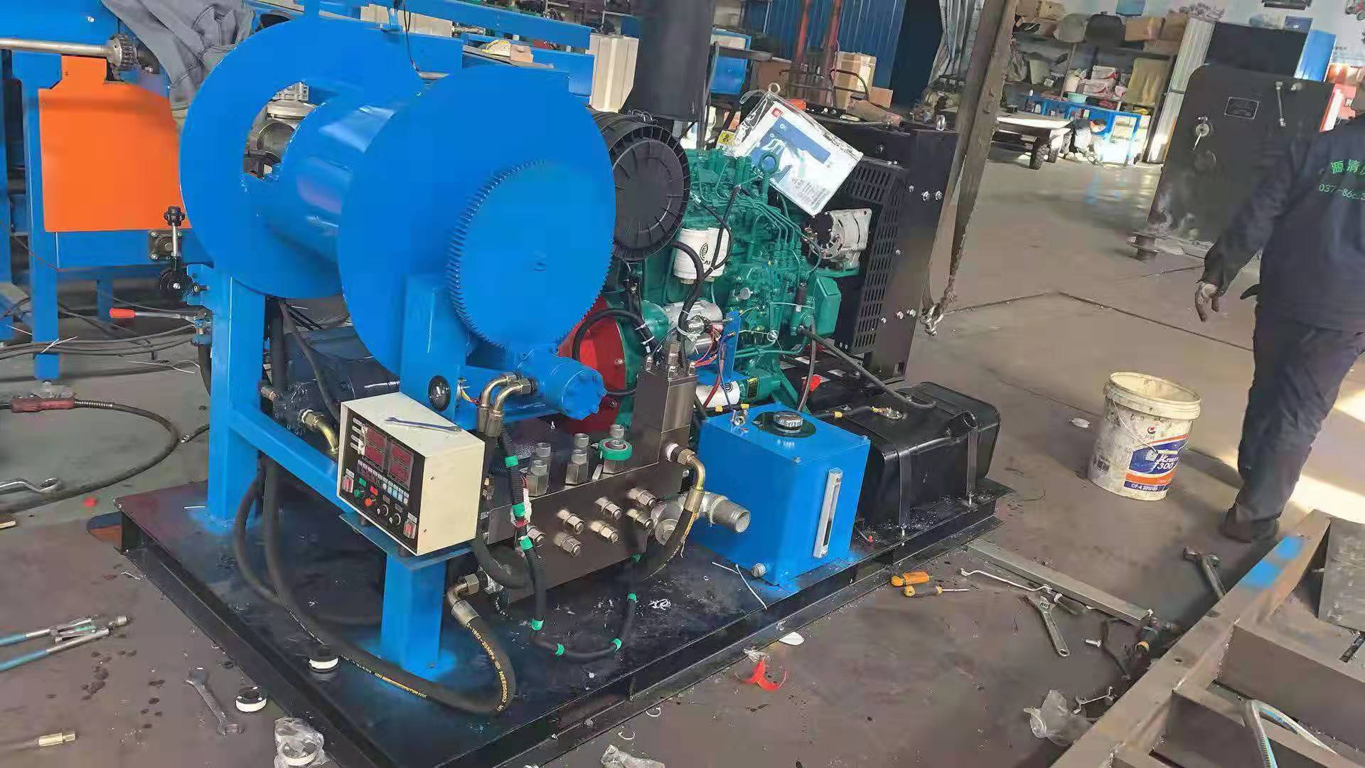 3N2 high-pressure pump high-pressure plunger pump lower outlet pipeline cleaning pump municipal cleaning sewage dredging pump