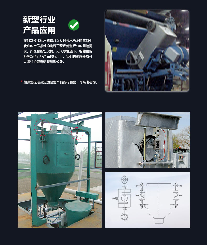 Hook type pull type S-type weighing module Lijing 101m hoisting module hopper/material tank/ingredient weighing module