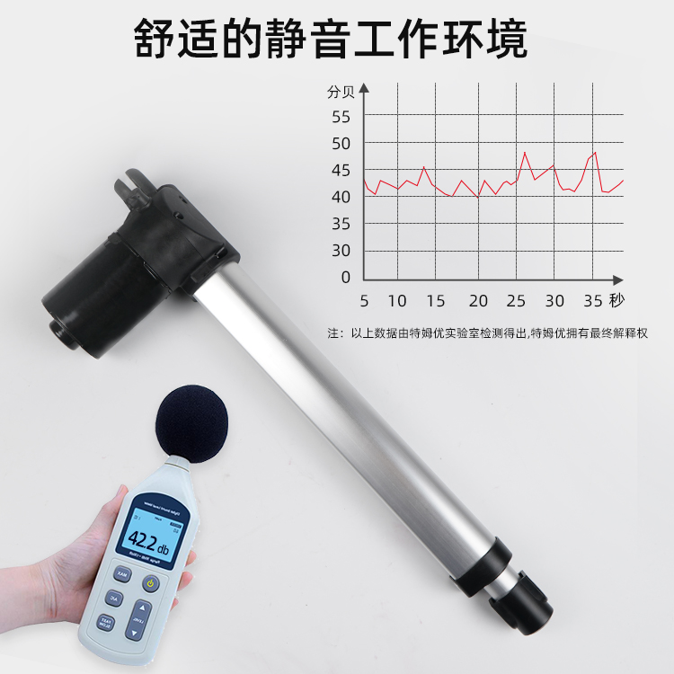 Temu You compact size, large thrust, metal gear, long-lasting massage chair, electric push rod motor 3