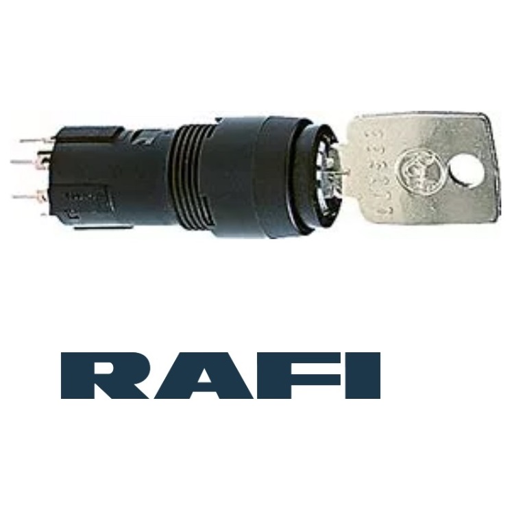 德国RAFI钥匙开关锁型号1.10.118.814