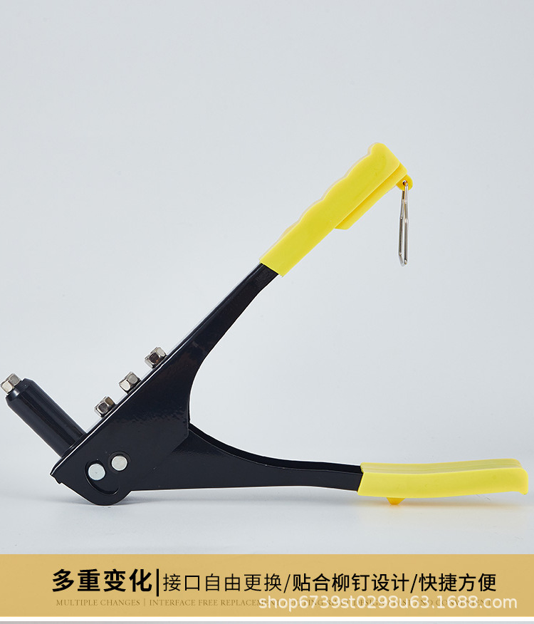 工业级铆钉枪手动省力抽芯拉钉枪铝合金家用手动工具打钉器柳钉枪
