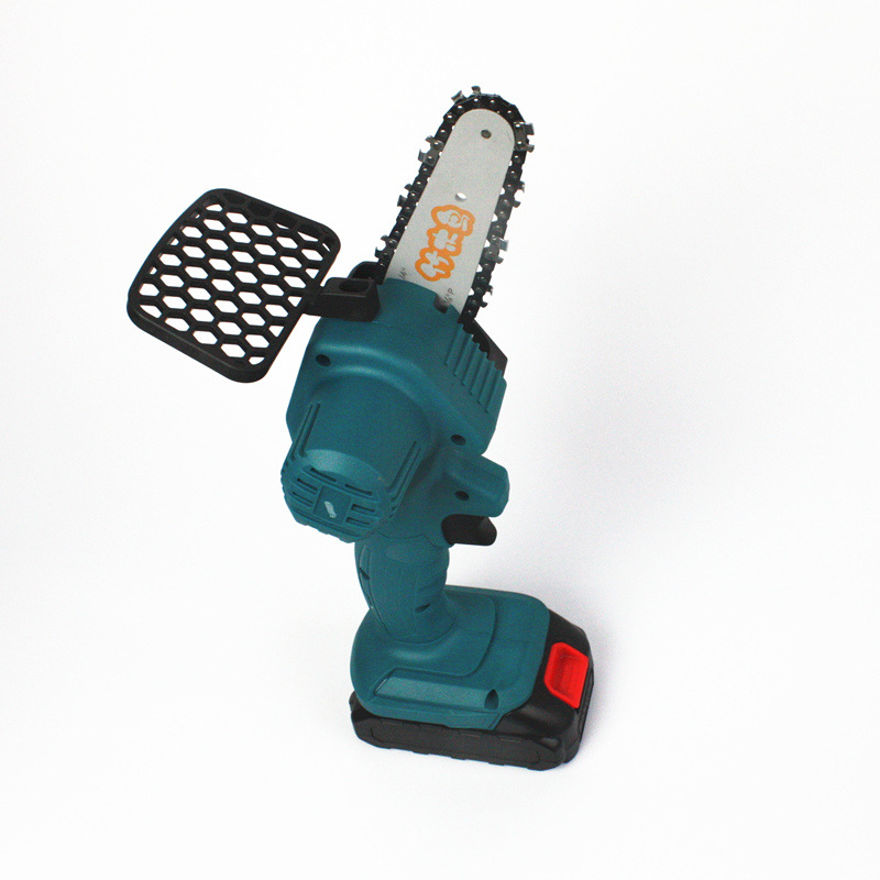 手持动修枝锯充电式小型电动锯木工单手锯园林伐木迷你电链锯