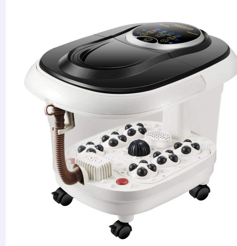 电动足浴盆全自动按摩家用多功能泡脚桶加热泡脚盆按摩器厂家直销