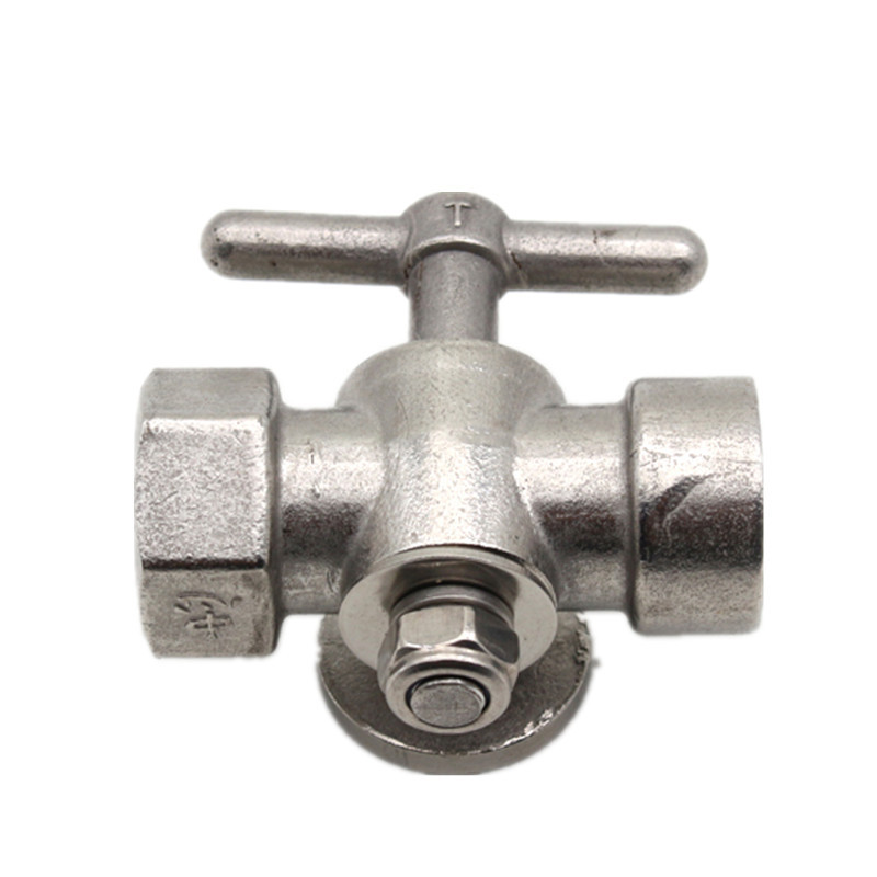 304不锈钢压力表三通旋塞阀锅炉蒸汽阀耐高温考克4分-m20*1.5阀门