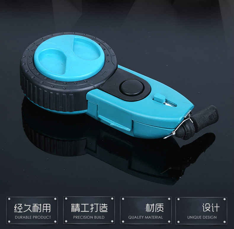 批发自动墨斗8m可调节打线墨斗泥工木工墨斗划线器自动卷线墨斗