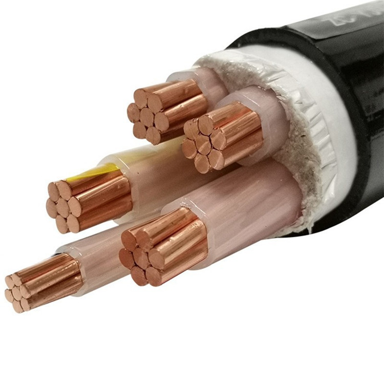 Construction engineering aluminum core power cable high and low voltage power wire YJLV22 3 * 340+2 * 120