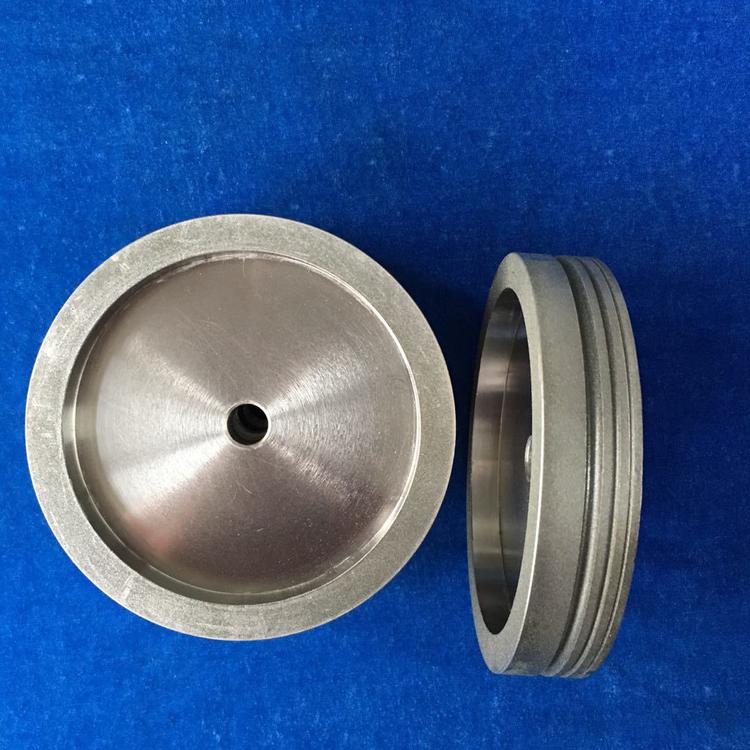 Electroplated CBN grinding wheel for camshaft steel parts polishing, parallel reinforced rough grinding wheel customization