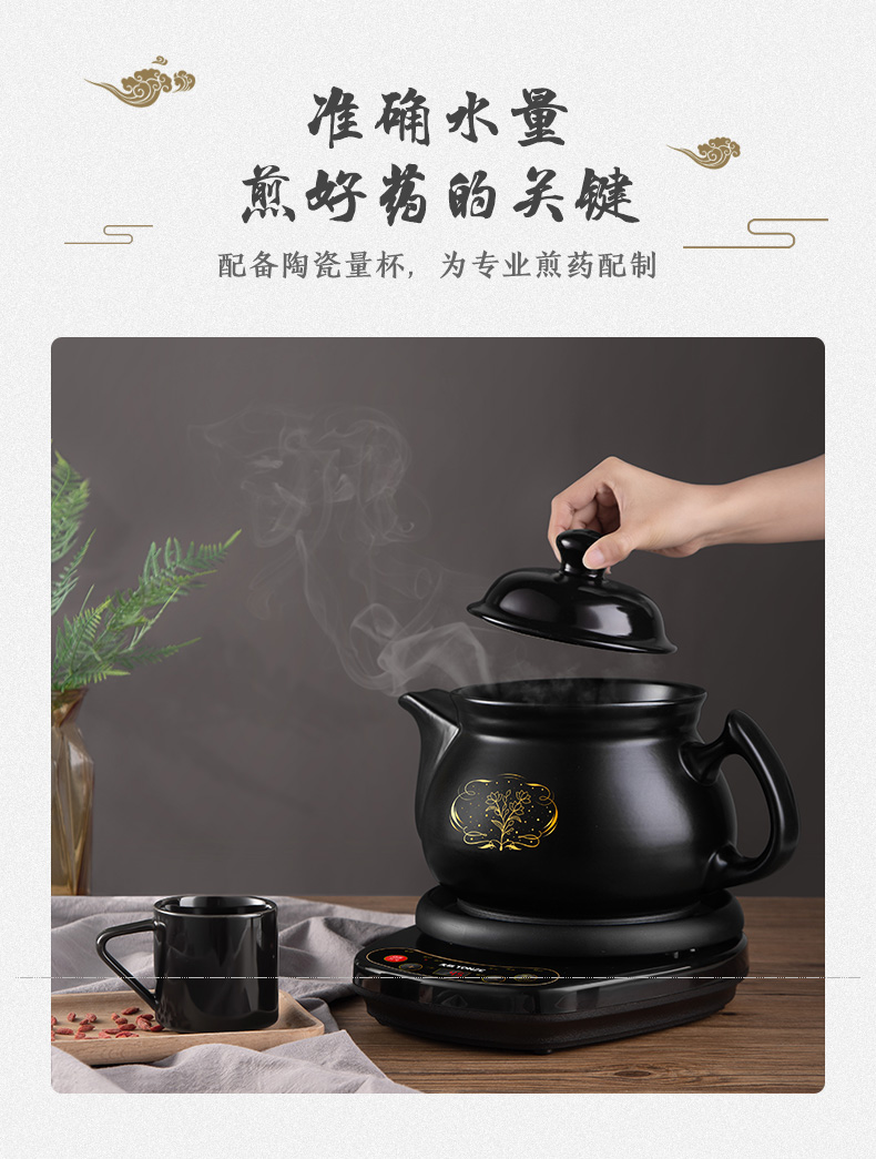 天际养生壶家用中药电煎壶多功能煎药壶全自动中药煲分体陶瓷药罐