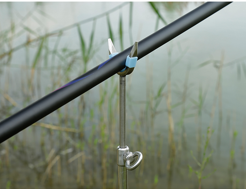 龙宝来不锈钢地插y型支架海竿抛竿插地简易支架钓鱼报警器鱼竿架