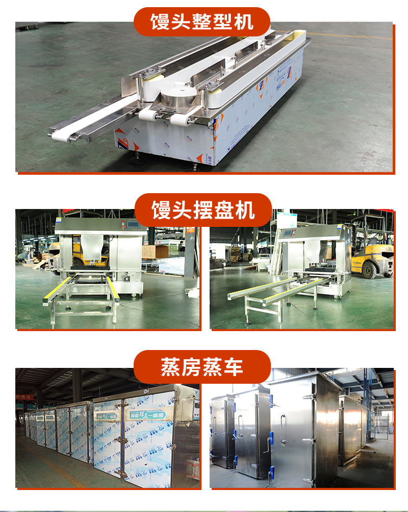 Wanjie Mantou machine production line large-scale commercial Mantou assembly line saves time and labor, and the door installation machine is simple to operate