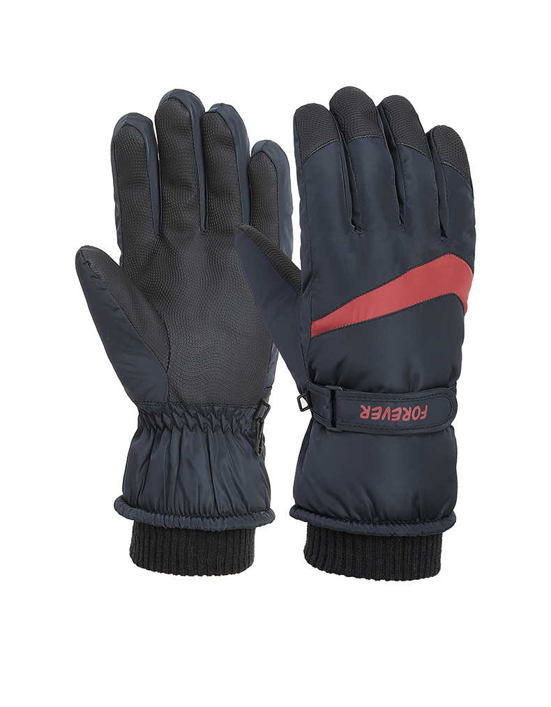 南极人手套男冬季加厚绒保暖摩托车骑行冬天防风防寒女棉滑雪手套