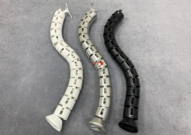 电脑办公桌底圆形蛇形管加厚abs塑料穿线管藏电线收纳整理走线管