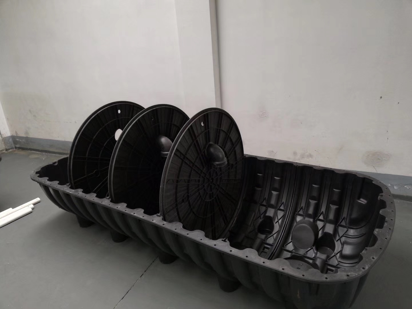 化粪池排气管安装 pe塑料污水池 2立方一体式玻璃钢沉淀池