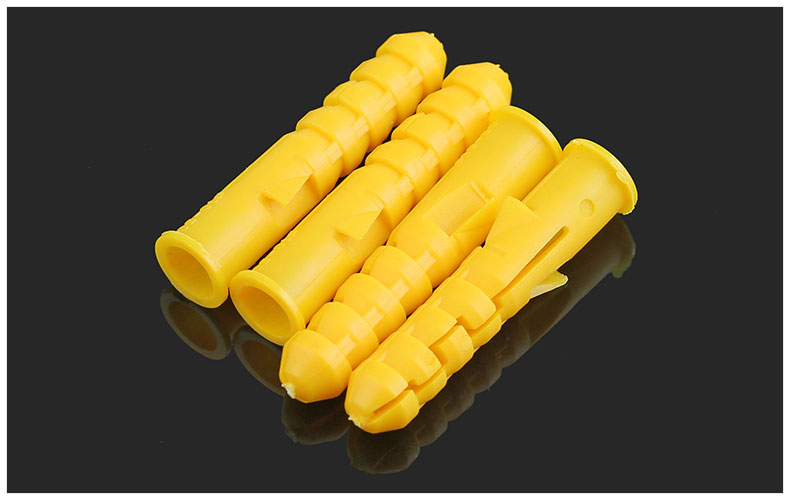 小黄鱼塑料膨胀管胀塞胶塞锚栓墙塞螺丝钉膨胀螺丝m6m8m10m12m14