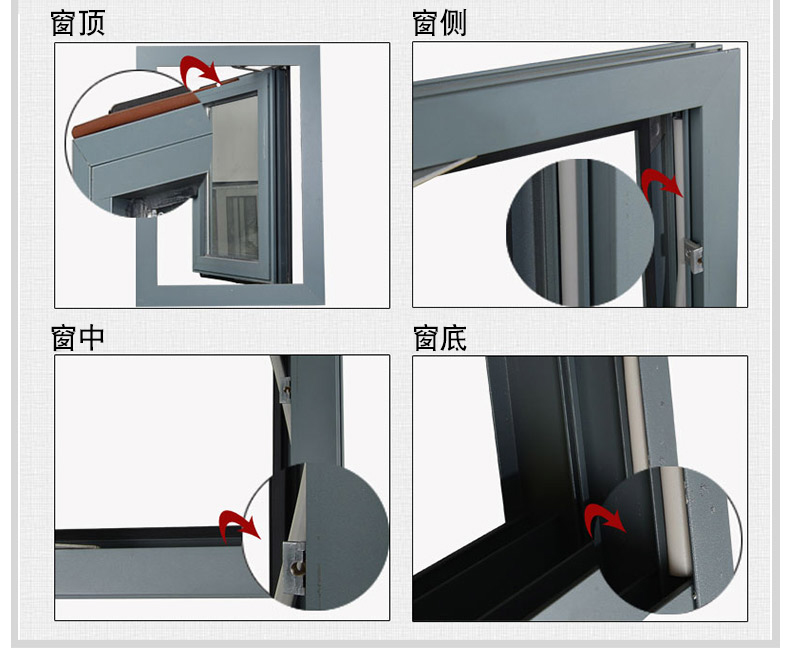塑钢窗户三元乙丙密封条铝合金门窗隔音条推拉窗冬季防寒防水胶条