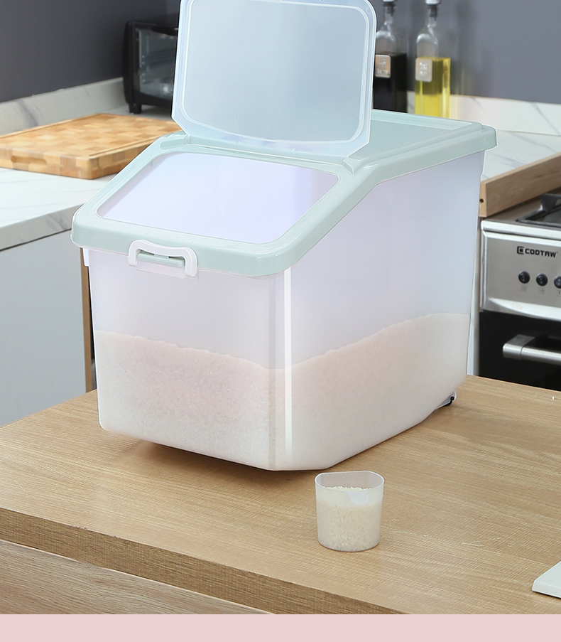 装米桶家用防虫防潮密封储米箱米缸加厚食品级30斤50斤大米收纳盒