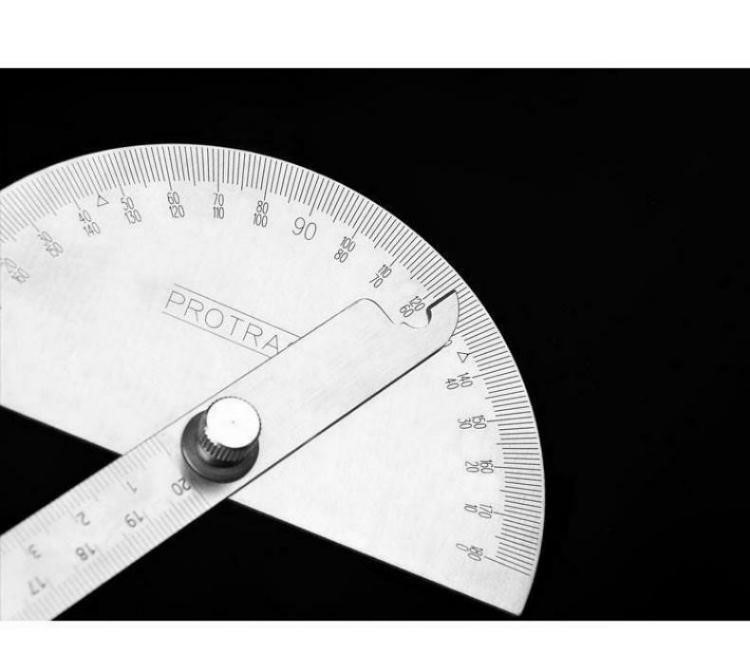 人体关节量角器不锈钢 工业级尺活动角度仪直尺测量尺高精度多功