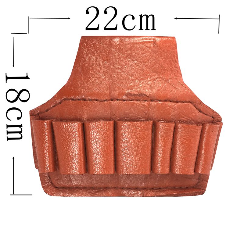 瑕疵品头层牛皮电工工具腰包五联7联电工嵌套皮电工包维修电工袋