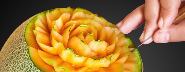 十八子作雕刻刀厨师雕花入门多功能食品水果拼盘工具刻刀花刀套装