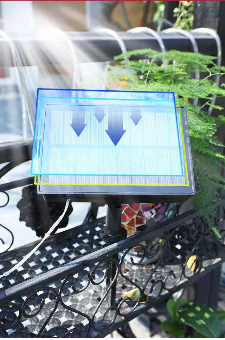 太阳能灯带超亮庭院家用户外防水灯串闪烁阳台花园装饰led彩灯条