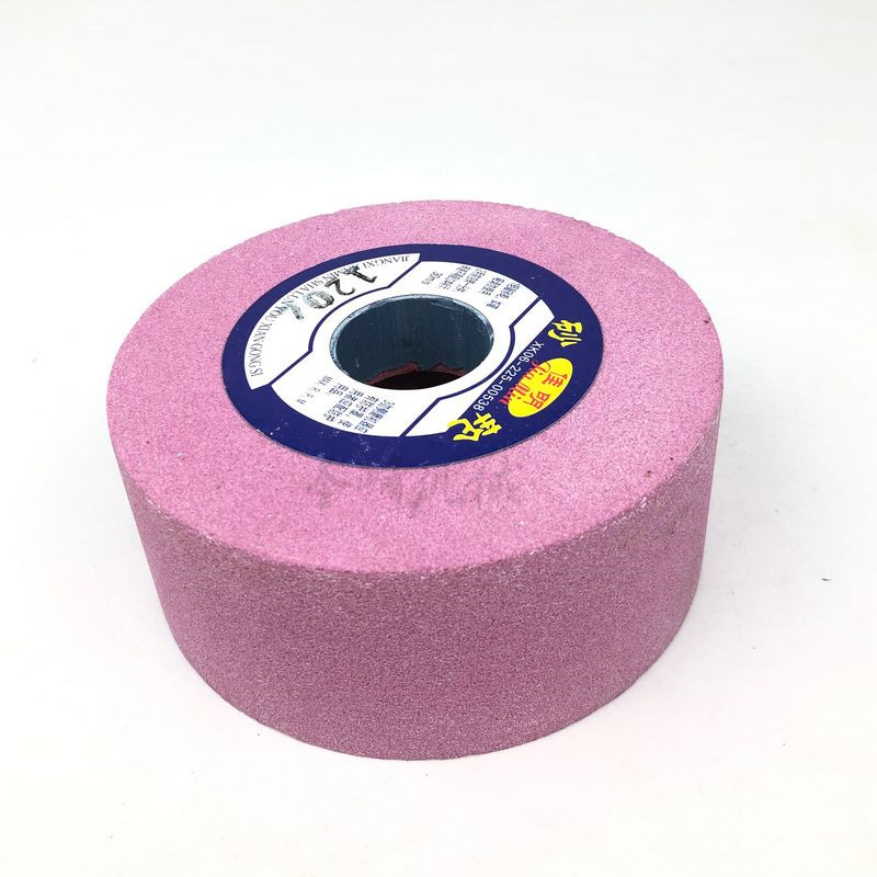 平面台式倒角机砂轮杯型铬钢玉125*50*32专用红砂轮磨片原装超硬