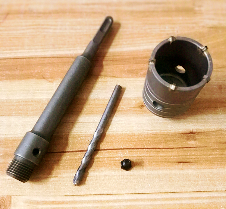 电锤墙壁开孔器钻头干打砖墙穿墙冲击钻空调混凝土水扩孔器打孔器