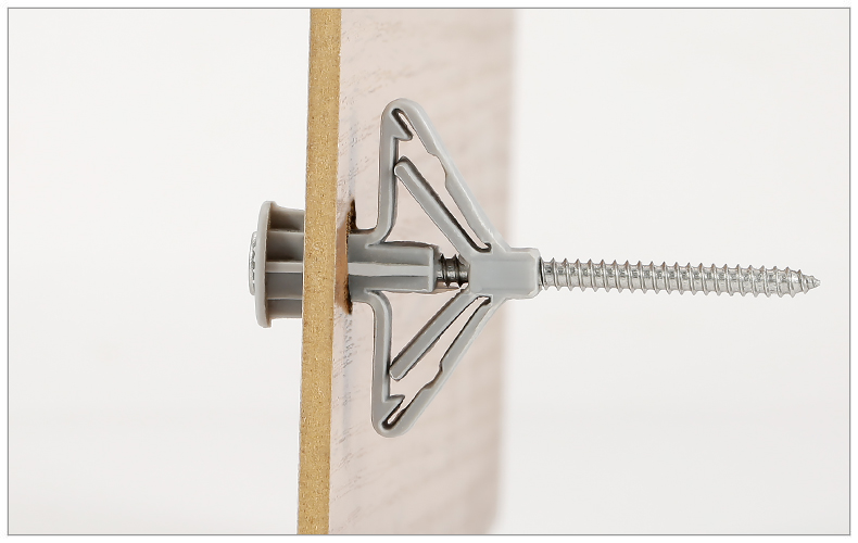 飞机胀管石膏板膨胀管塑料涨栓蝴蝶型空心砖膨胀螺丝自攻胀塞胶塞