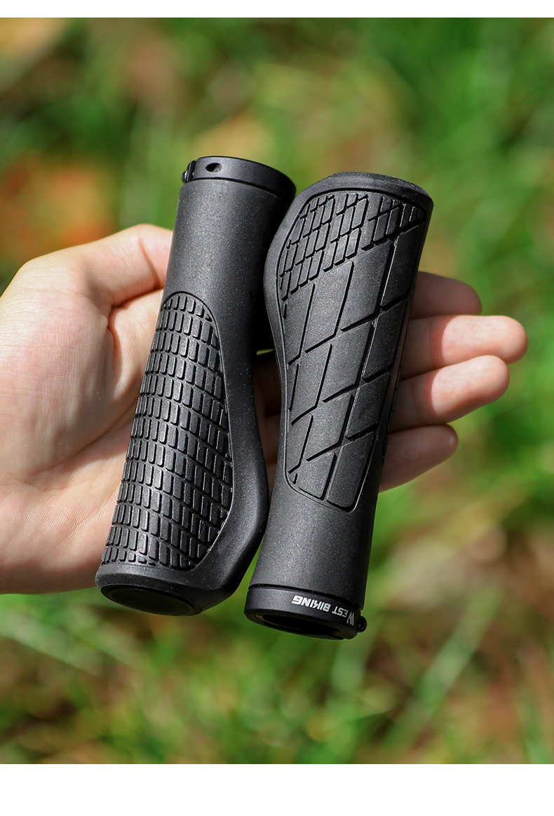 西骑者自行车把套多彩把手山地车车把防滑锁死骑行手把套握把配件