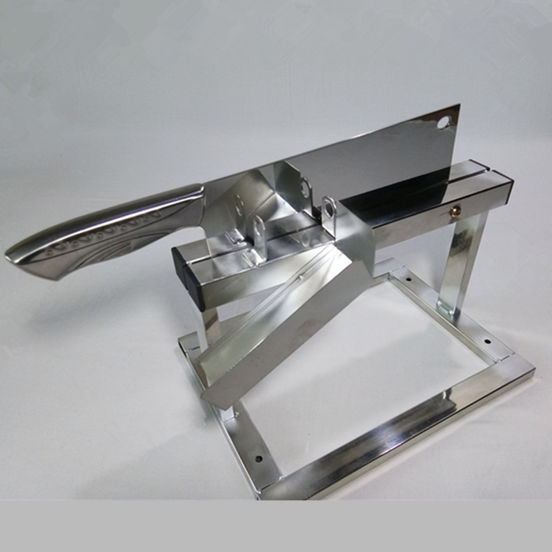 不锈钢甘蔗铡刀家用小型甘蔗切节机切块切筒切片甘蔗匝刀扎刀闸刀