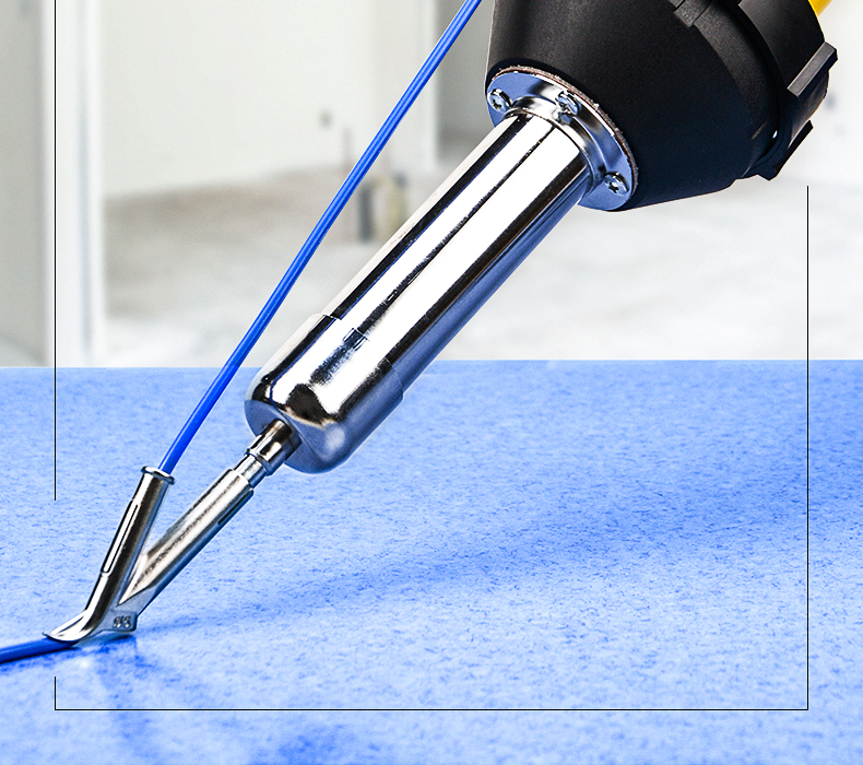 一体式塑料焊枪pvc塑胶地板革焊接工具pp大功率热熔pe焊机热风枪