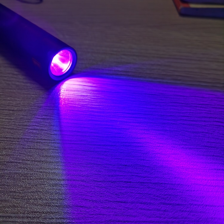 10w超亮紫光照蝎子灯395nm紫光灯紫外线手电筒uv无影胶固化灯