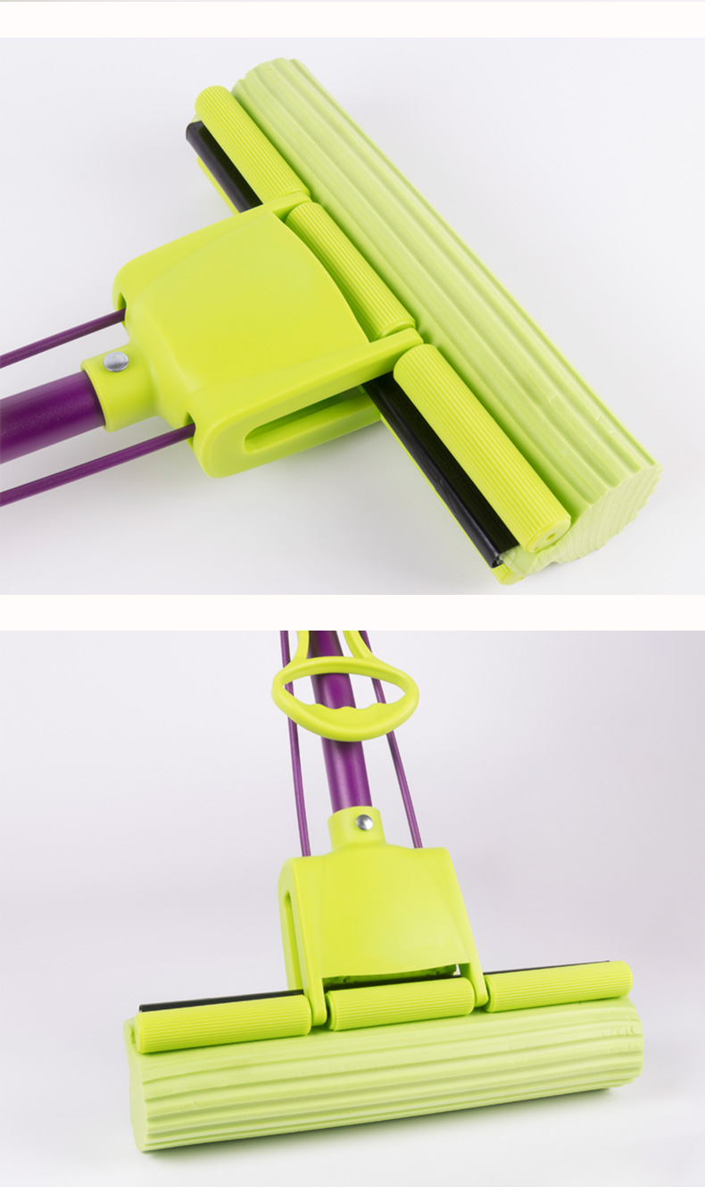 妙洁海绵拖把吸水免手洗懒人家用一拖净干湿两用胶棉拖把替换头