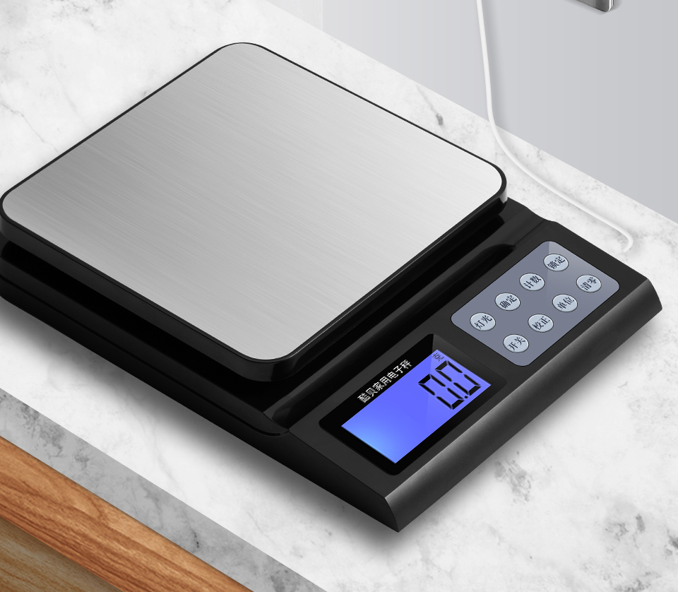防水家用10kg小型厨房烘焙秤0.1g电子秤高精度奶茶商用食物克称数