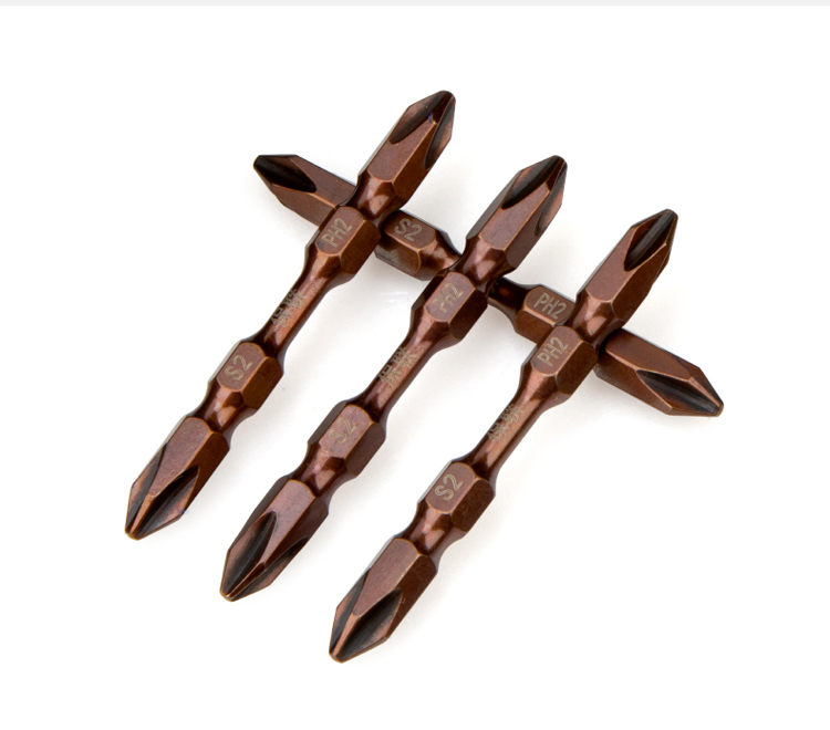 双截棍十字批头双节棍双头电动螺丝起子头加长高强度强磁风批套装