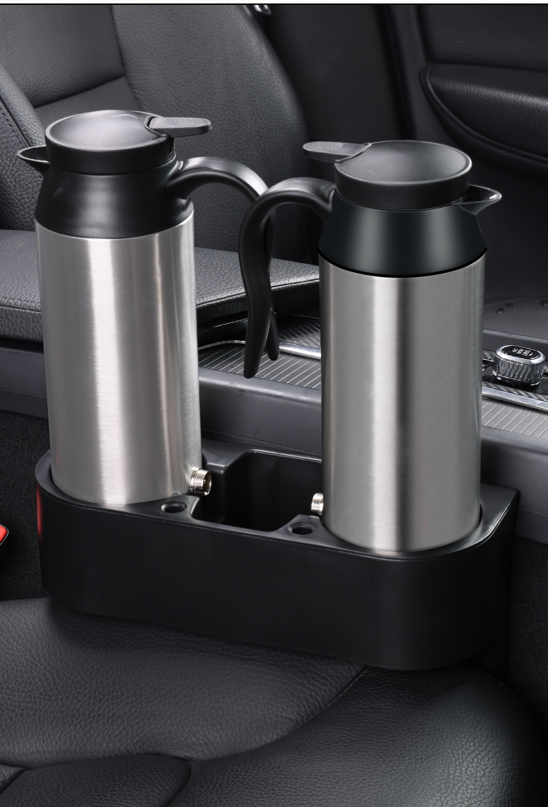 车载烧水壶大容量12v24v车用通用煮面电热水壶加热烧水杯智能神器