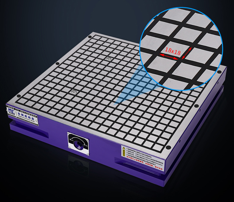 铭磁cnc高精度注油超强力磁盘电脑锣加工精雕铣磁性磁台永磁吸盘