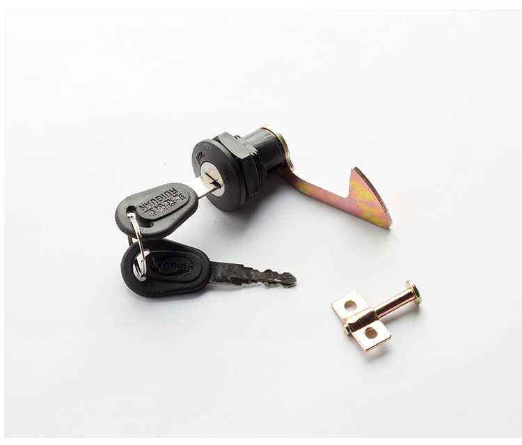 电动车后尾箱锁钩电摩后备箱锁钩金属尾箱锁芯踏板车尾箱锁配件