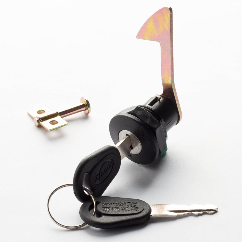 电动车后备箱锁卡扣电摩锁扣摩托车通用储物箱配件后尾箱锁锁钩