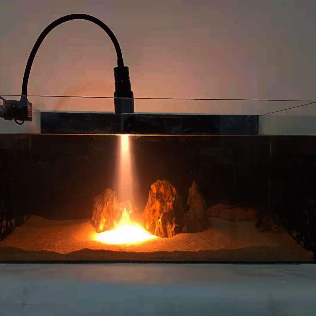 鱼缸射灯夹鱼缸灯led灯南美缸异型鱼三湖鱼原生缸水草缸海缸射灯