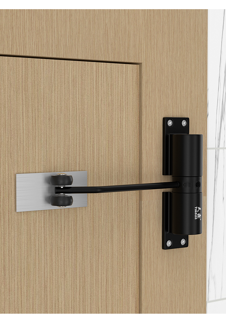 简易闭门器家用缓冲门弹簧合页静音闭合器隐形门随手自动关门神器