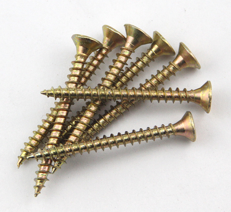 高硬度纤维自攻螺丝钉大全干壁十字平头沉头墙板木螺丝钉m3.5m4m5