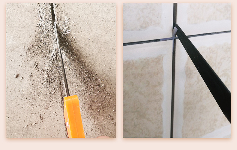 瓷砖美缝剂施工工具清缝勾缝刀锯齿刀片美工刀压缝工具阴阳角勾刀