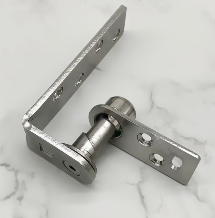 卫生间隐形门天地轴铰链内外开自由双开门合页双向牛仔门闭门器