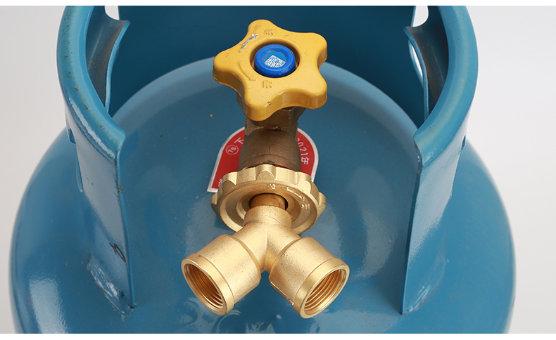 煤气罐三通阀一分二路液化气灶具煤气瓶连接口开关阀门分流接头