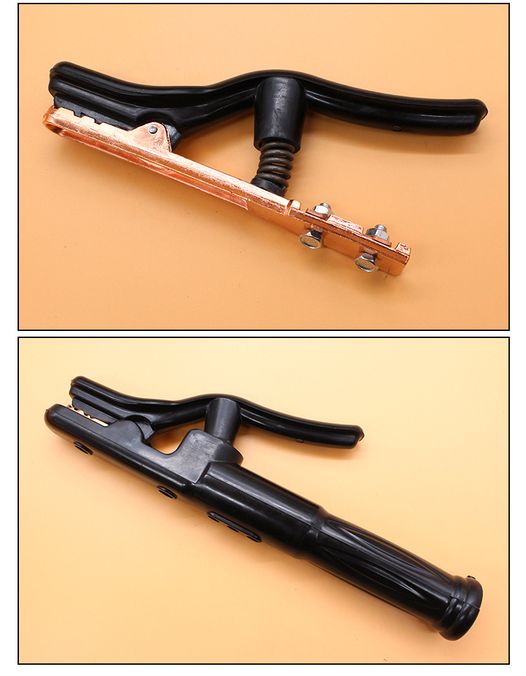 800a-1000a黑金刚全铜锻压特重加厚电焊钳防摔不烫手黑霸王电焊把