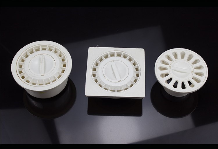 pvc排水管内插地漏50/75/110/160 天台地漏排水圆形雨水斗透气帽