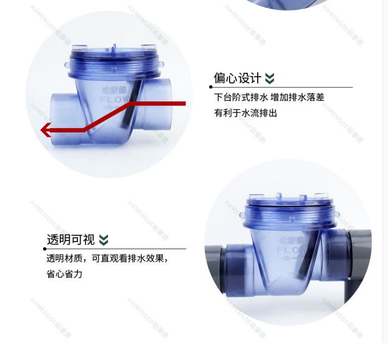 防反水止逆閥廚房pvc止回閥單向閥水排水管下水道逆止閥 50