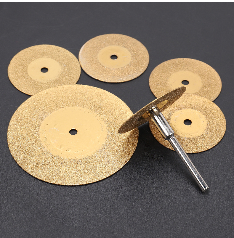 玉石玻璃切割片金刚砂美缝清缝小锯片砂轮片小打磨片电动迷你小型
