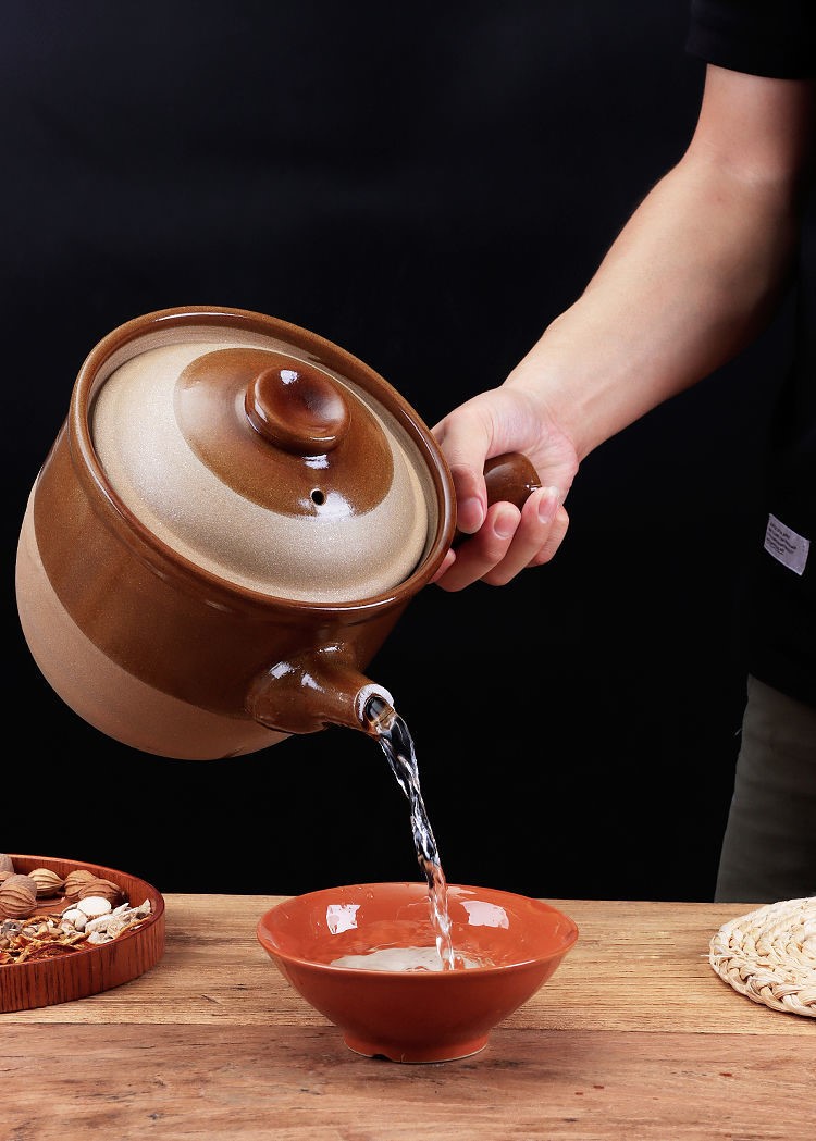 中药煎锅老式药壶传统熬药煎药砂锅耐高温明火燃气土陶养生煲熬罐