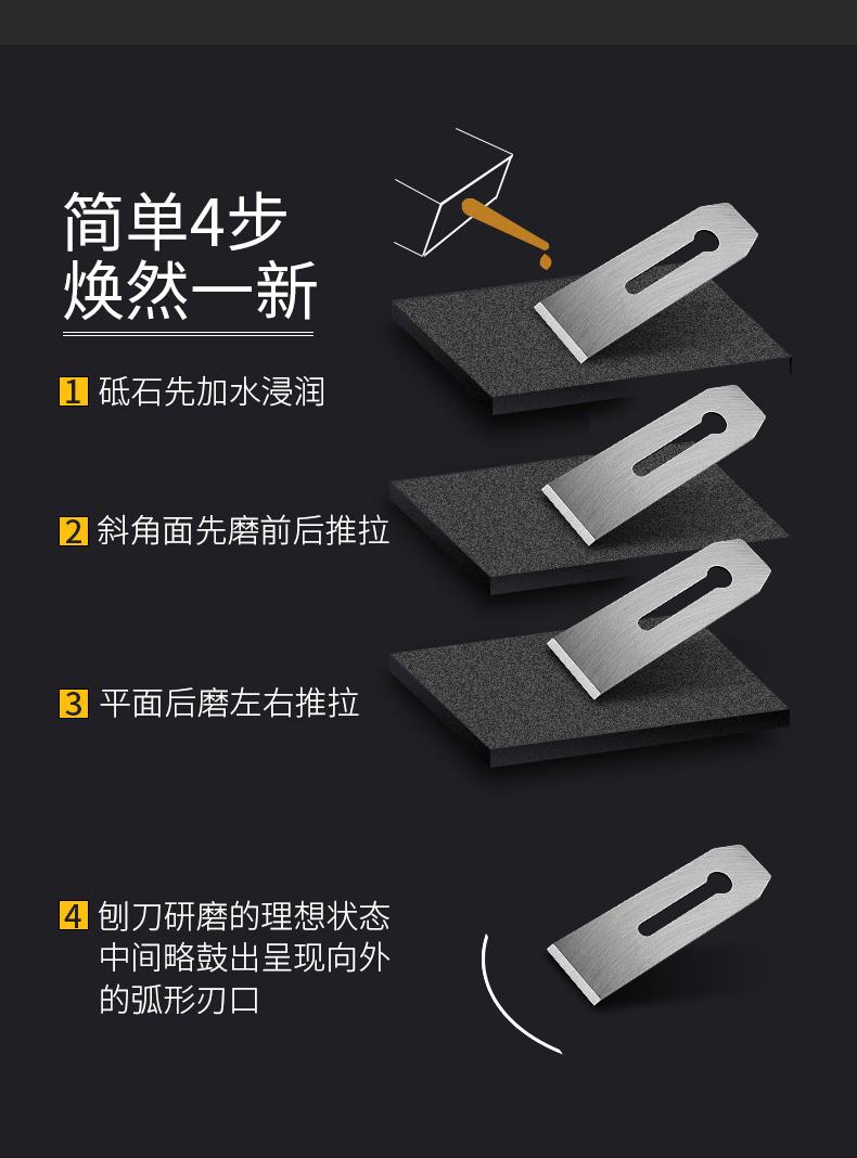 高速钢刨刀片手工木工刨铁刀片木工工具手推刨子刨刃平面铁刨刀片